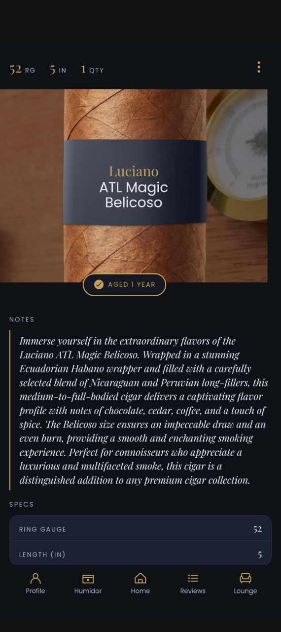 Photo of Luciano ATL Magic Belicoso