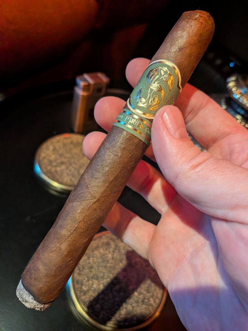 Matilde Oscura, photographed by a Cigarro member