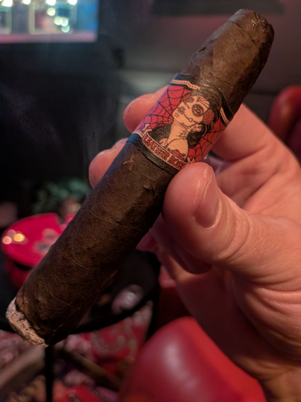 Photo of Drew Estate Deadwood Leather Rose Torpedo